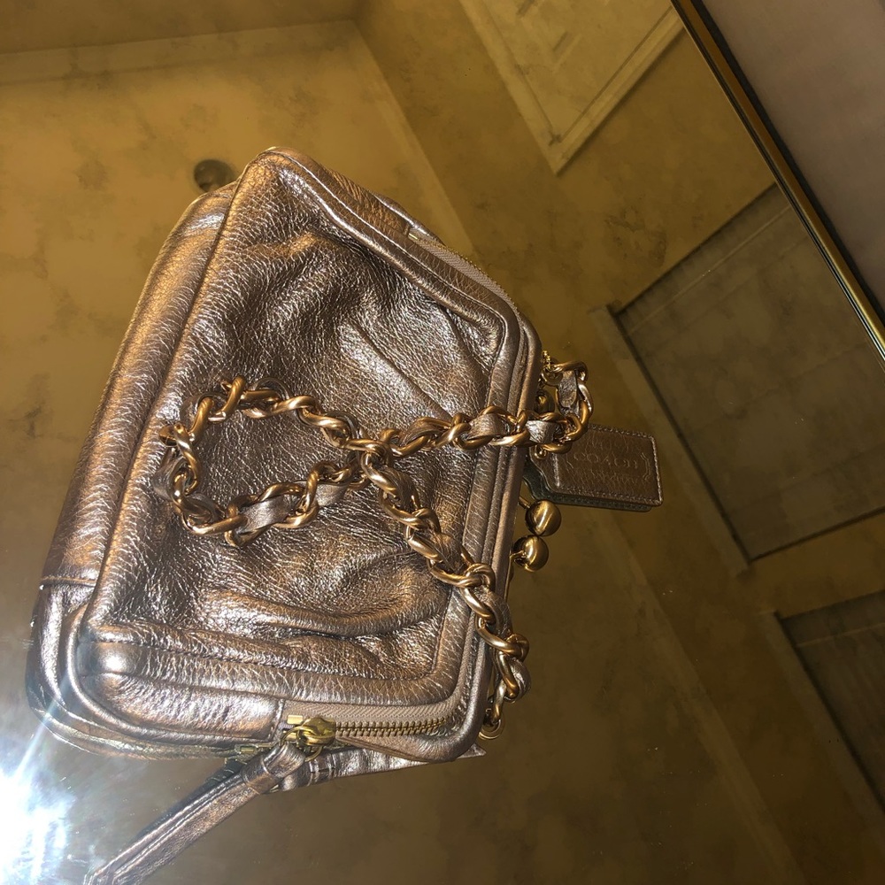 Coach Rose Gold one of a kind handbag